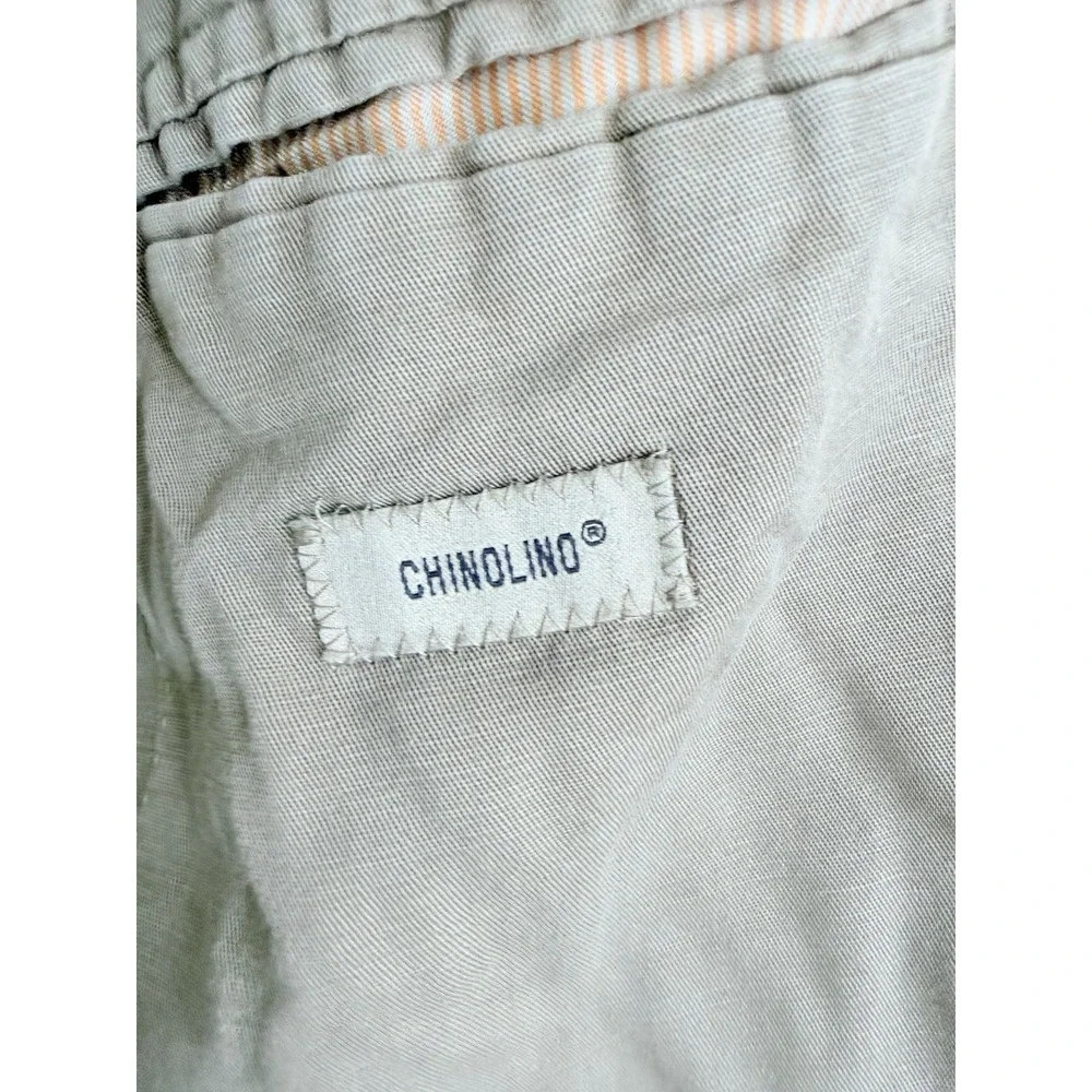 Montedoro Chinolino Giacco‎ Blazer Sport Coat Men's 56 US 44 Linen Blend Preppy